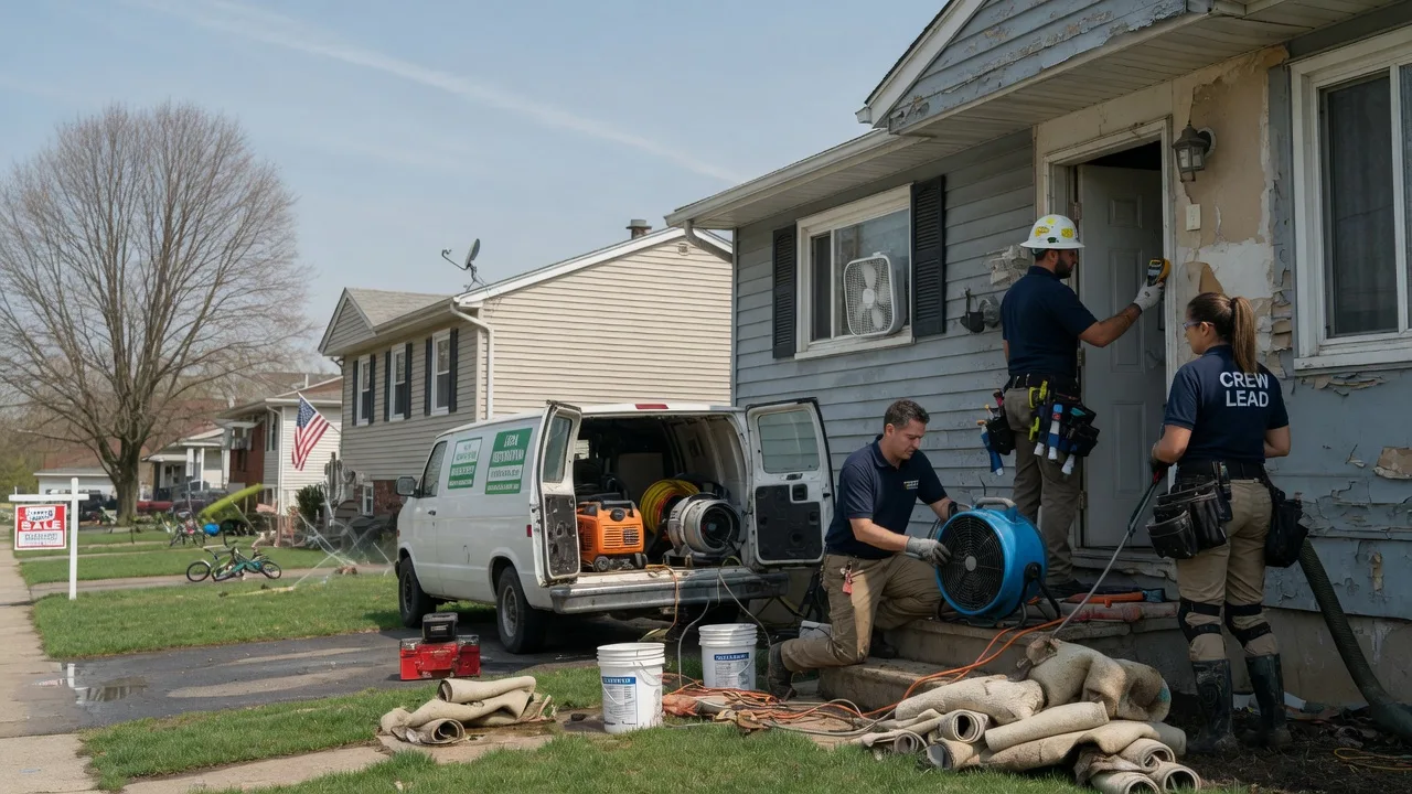 Flood Cleanup in Spring Valley, OH near me